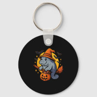 Manatee Witch Hat Pumpkin Halloween Soky Season