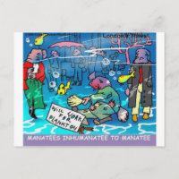 Manatees Inhumanatee Funny Tees Mugs Cards Etc
