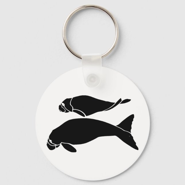 Manatees Key Ring (Front)