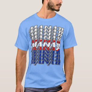 Manati Cascade text 3 T-Shirt