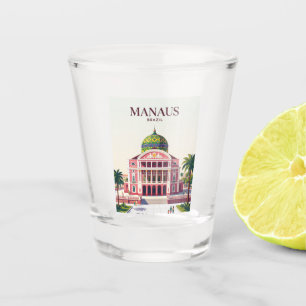 Manaus Brazil Shot Glass