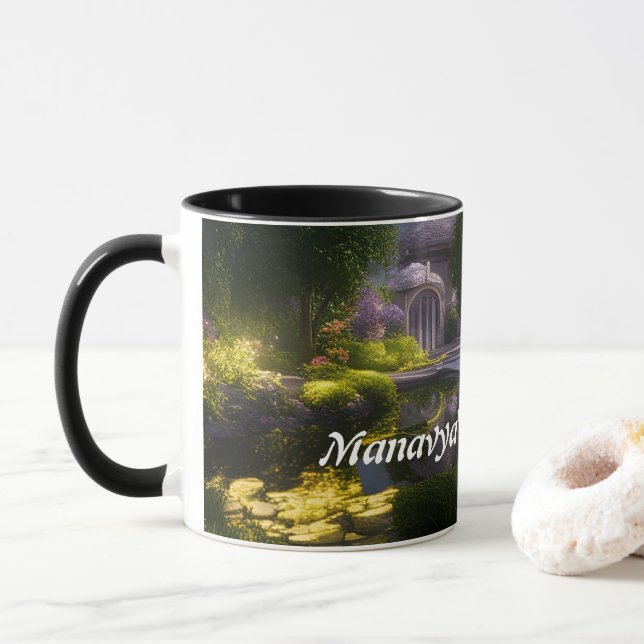 Manavya's Morning Tea Mug (With Donut)