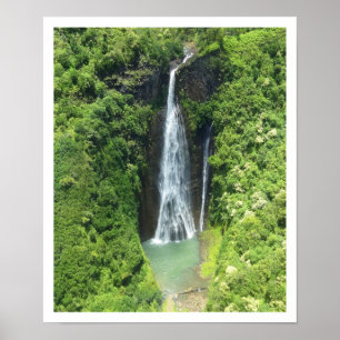 Manawaiopuna Falls Kauai Hawaii Poster