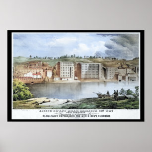 Manayunk Ripka's Mills Philadelphia PA Print