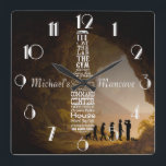 Mancave Personalised Square Wall Clock<br><div class="desc">See the rest of the zany Mancave stuff here... </div>