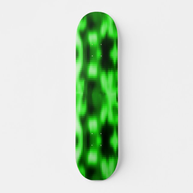 Manchado verde e preto estilo pastilhas de vidro skateboard (Front)