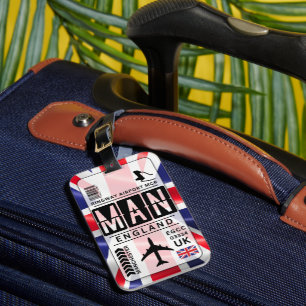 Manchester Airport Luggage Tag