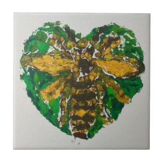 Manchester Bee ceramic tile