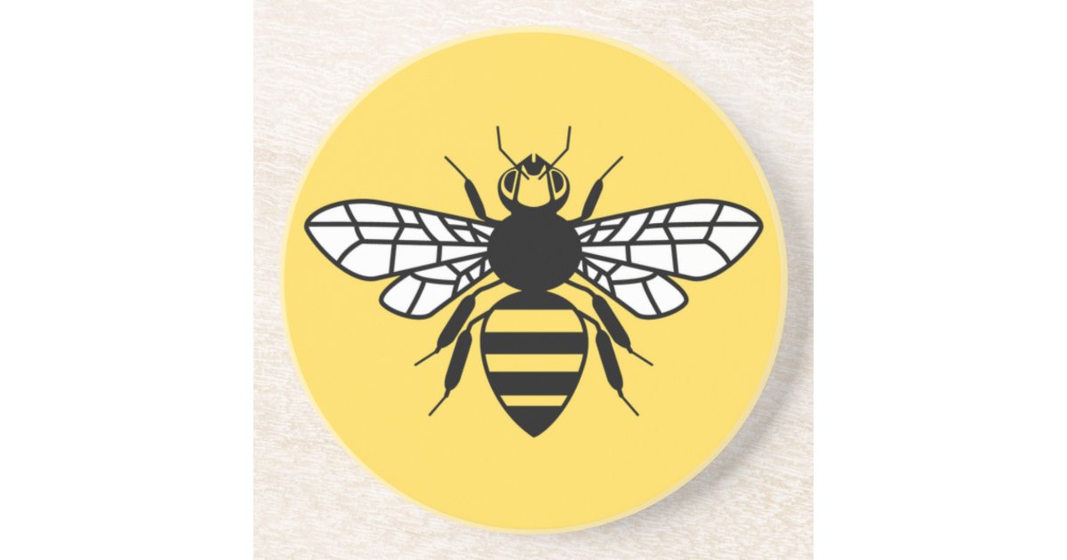 Manchester Bee Coaster | Zazzle