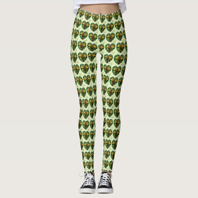 Manchester Bee leggings (Front)