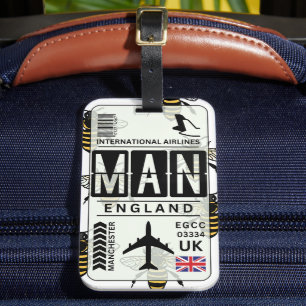 Manchester Bee Luggage Tag