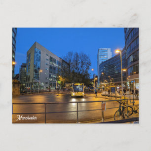Manchester Blue Hour Postcard