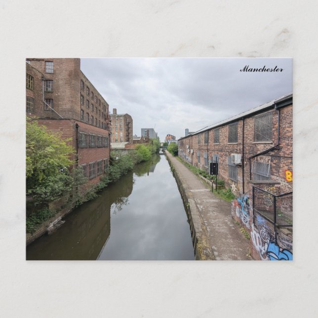 Manchester Canals Postcard (Front)