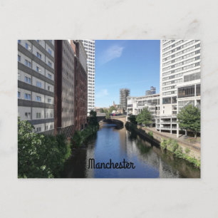 Manchester Canals Postcard