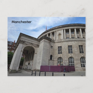 Manchester Central Library Postcard