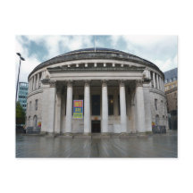 Manchester Central Library postcard