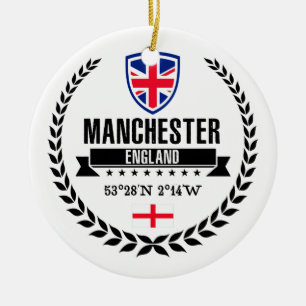 Manchester Ceramic Tree Decoration