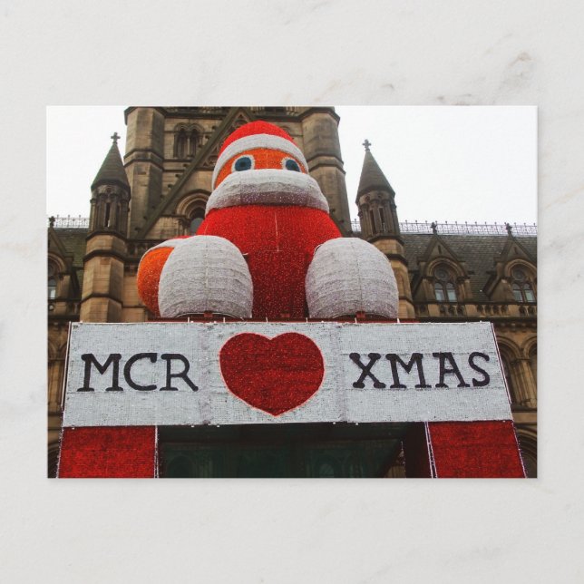 Manchester Christmas Holiday Postcard (Front)