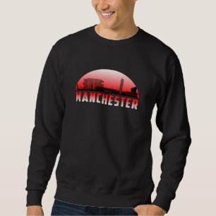 Manchester City Cityscape Skyline Funny Gift Idea Sweatshirt
