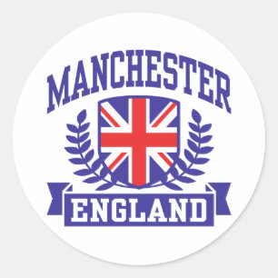 Manchester Classic Round Sticker