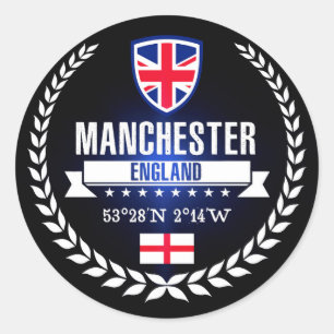 Manchester Classic Round Sticker