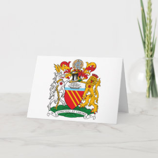 Manchester Coat of Arms Greeting Card