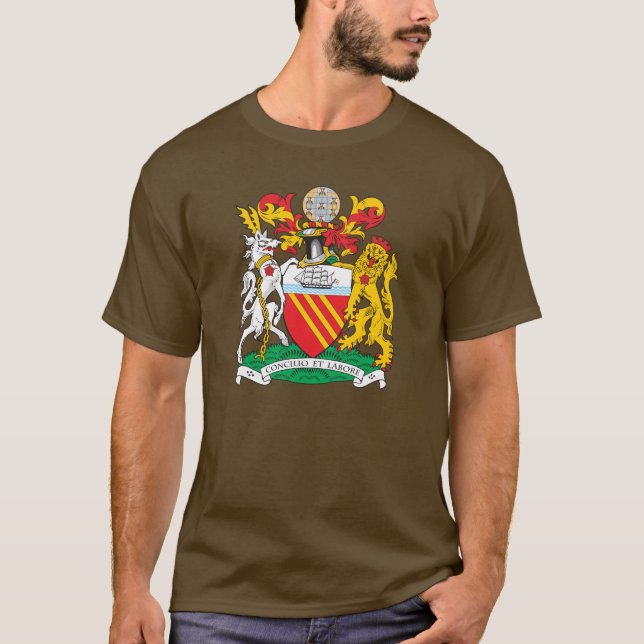 Manchester Coat of Arms T-Shirt (Front)