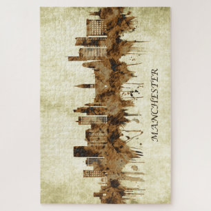 Manchester England Cityscape Jigsaw Puzzle