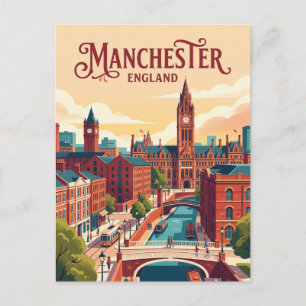 Manchester, England Postcard