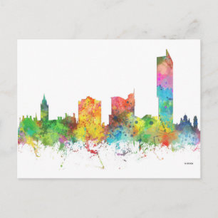 MANCHESTER ENGLAND SKYLINE POSTCARD