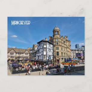 Manchester Exchange Square Postcard