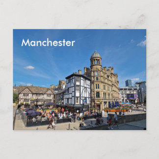 Manchester Exchange Square Postcard