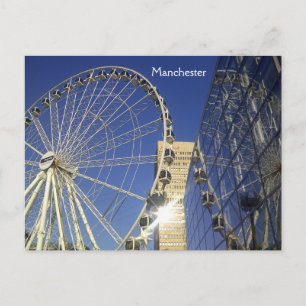Manchester Exchange Square Wheel Postcard