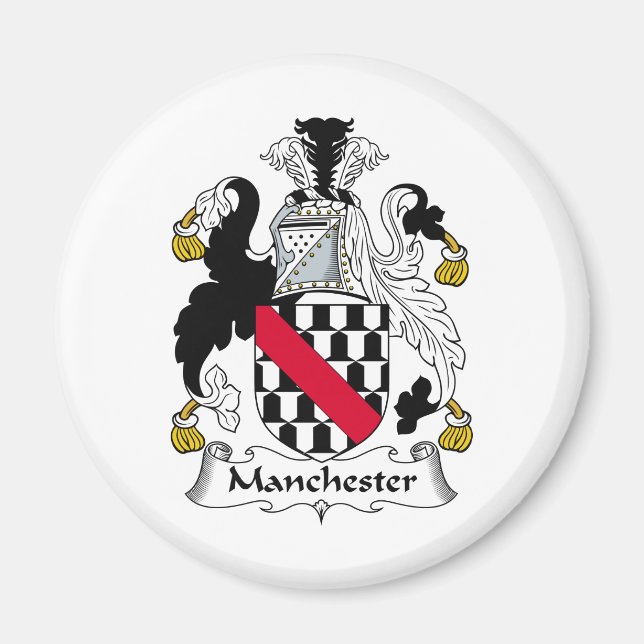 Manchester Family Crest Magnet (Front)