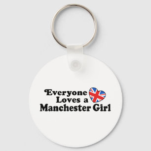 Manchester Girl Key Ring