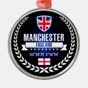 Manchester Metal Tree Decoration