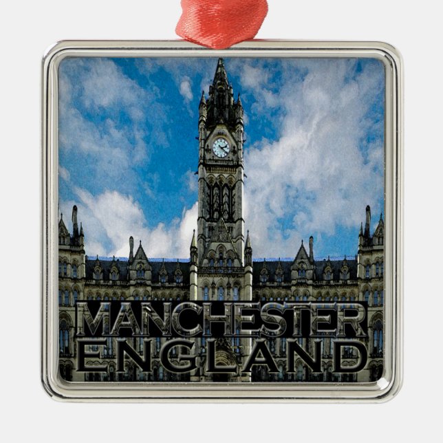 Manchester Metal Tree Decoration (Front)