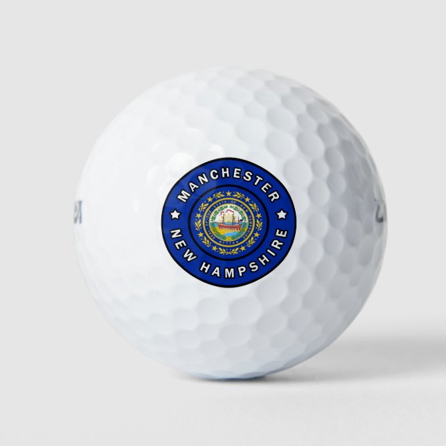 Manchester New Hampshire Golf Balls (Front)