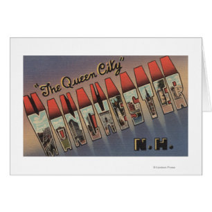 Manchester, New Hampshire - Large Letter Scenes