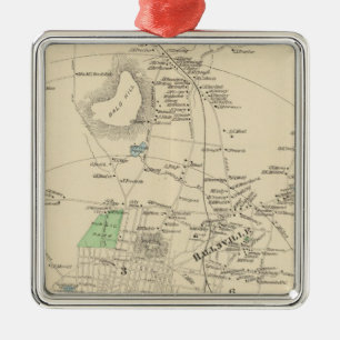 Manchester, NH city, town Metal Tree Decoration