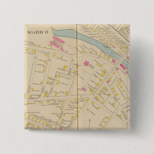 Manchester, NH, W Manchester, Ward 8 15 Cm Square Badge