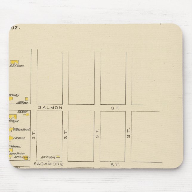 Manchester, NH, Ward 1 Mouse Mat (Front)