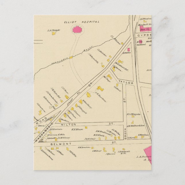 Manchester, NH, Ward 6 2 Postcard (Front)