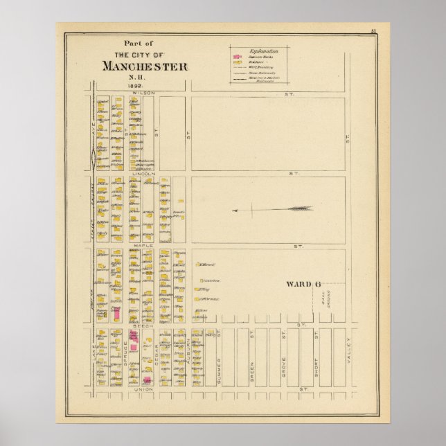 Manchester, NH, Ward 6 Poster (Front)