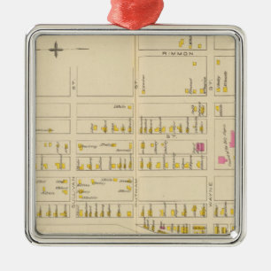 Manchester, NH, Ward 89 Metal Tree Decoration