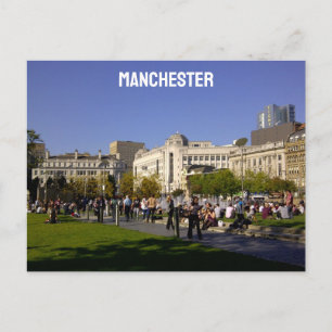 Manchester Piccadily Gardens Postcard