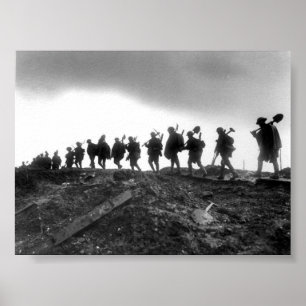 Manchester Regiment , Ancre, 1917 Poster