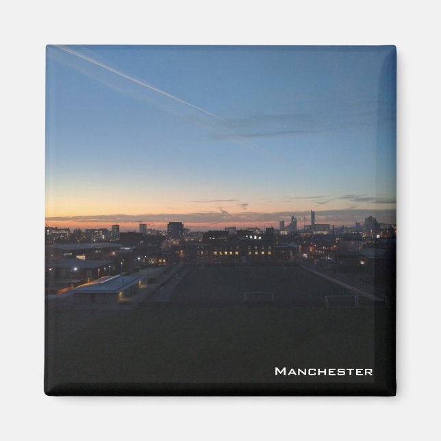 Manchester Skyline Magnet (Front)