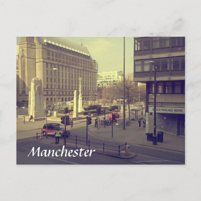 Manchester St Peter's Square Postcard (Front)