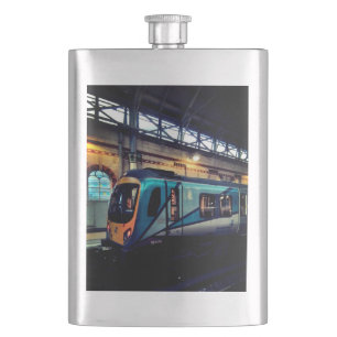 Manchester station  hip flask